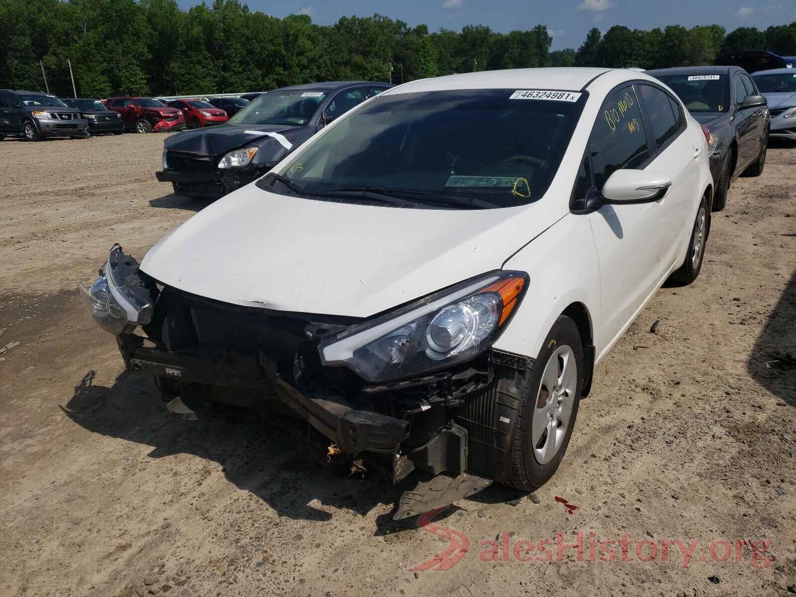 KNAFX4A64G5521720 2016 KIA FORTE