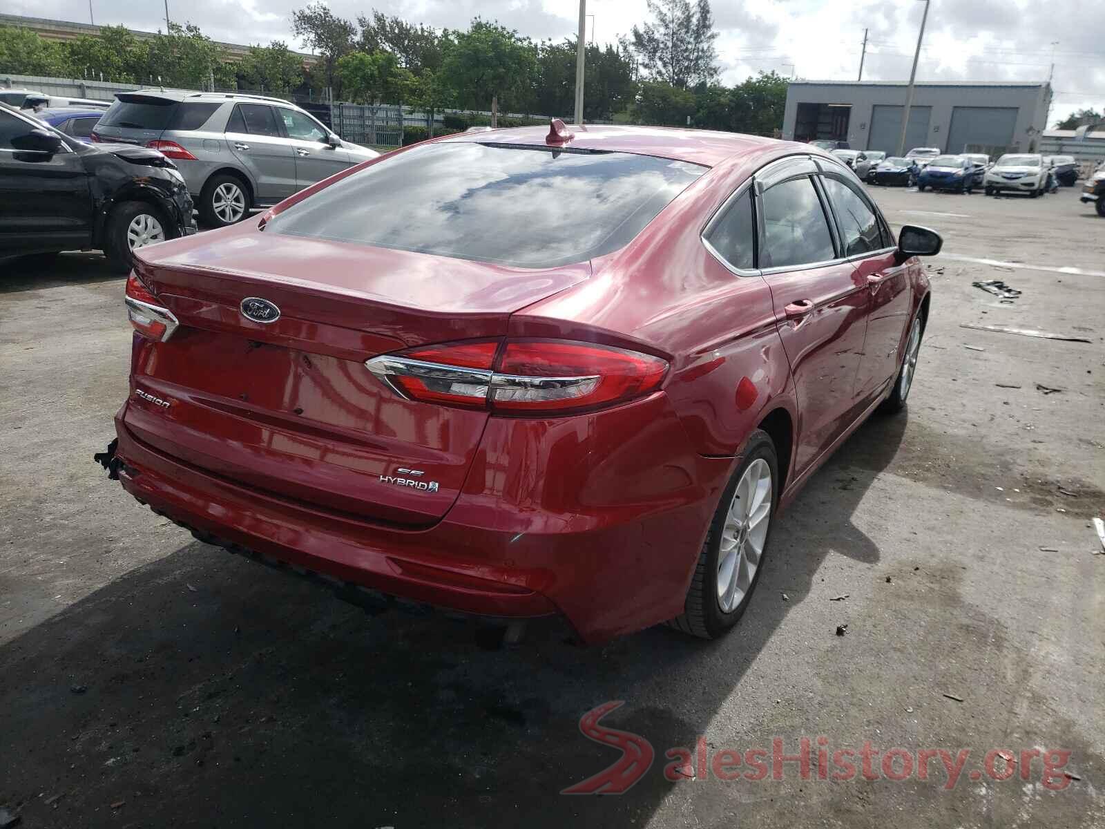 3FA6P0LU7KR205702 2019 FORD FUSION