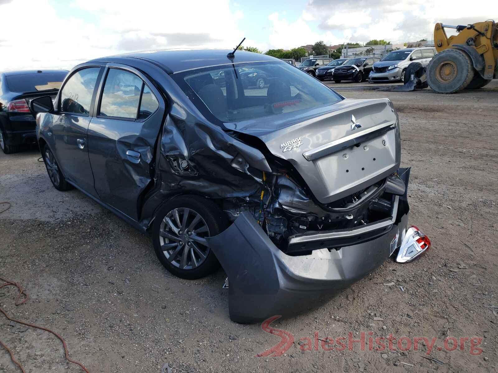 ML32F4FJ6LHF01744 2020 MITSUBISHI MIRAGE