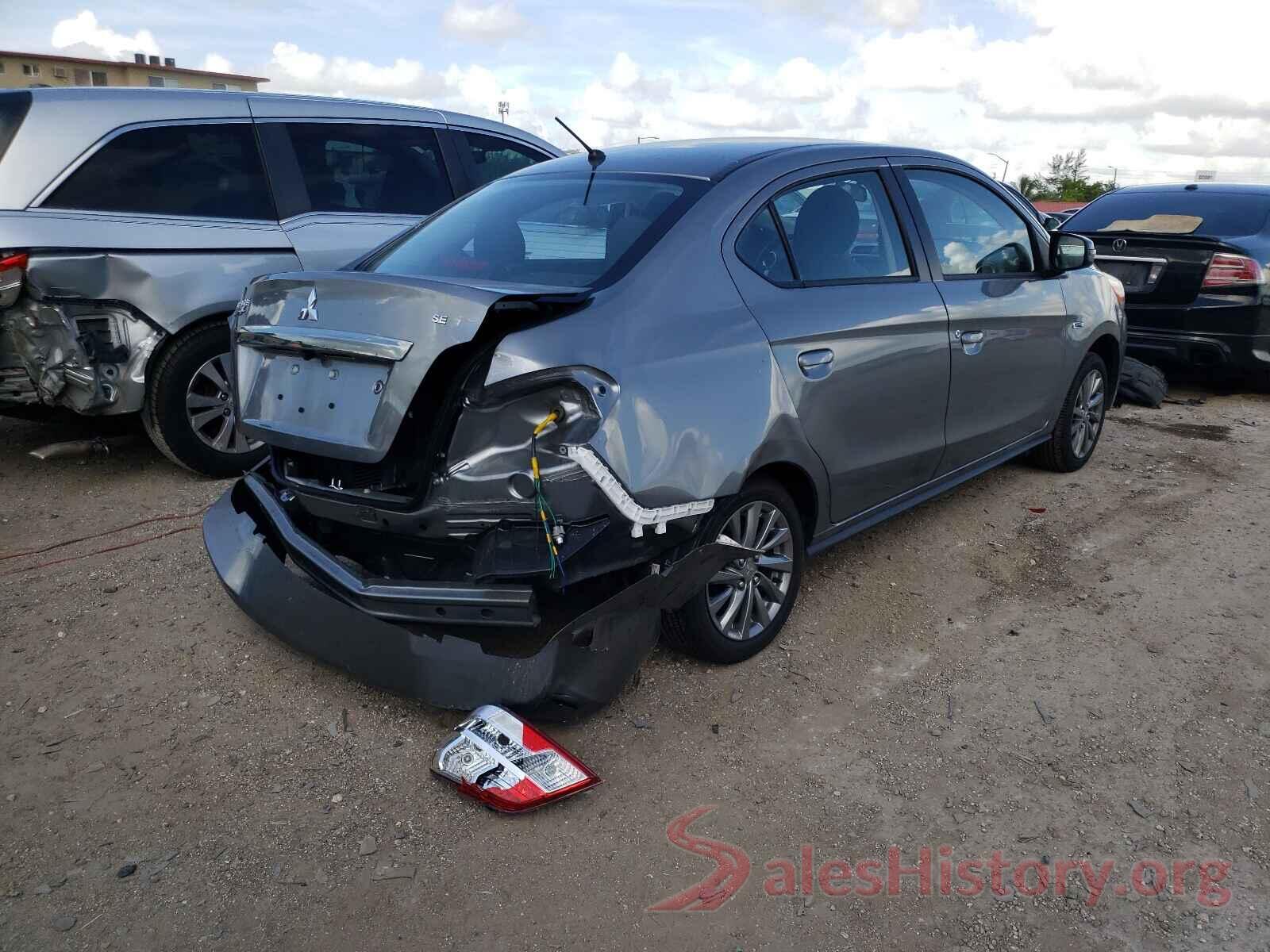 ML32F4FJ6LHF01744 2020 MITSUBISHI MIRAGE