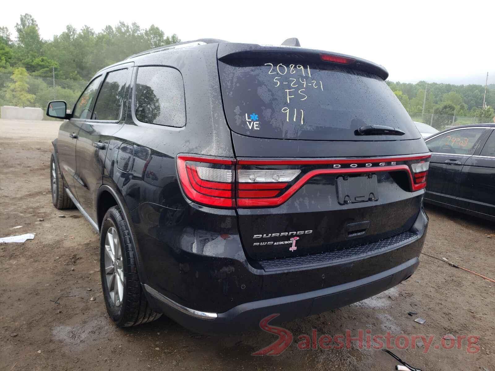 1C4RDJAG9HC627268 2017 DODGE DURANGO