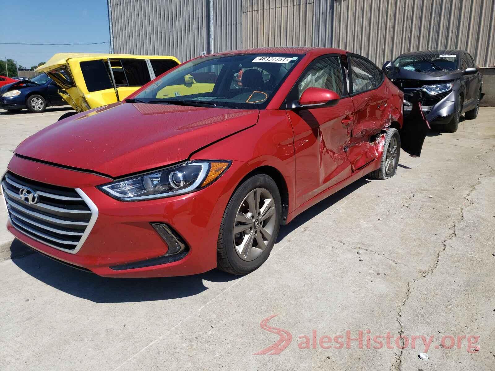 5NPD84LF7JH256125 2018 HYUNDAI ELANTRA