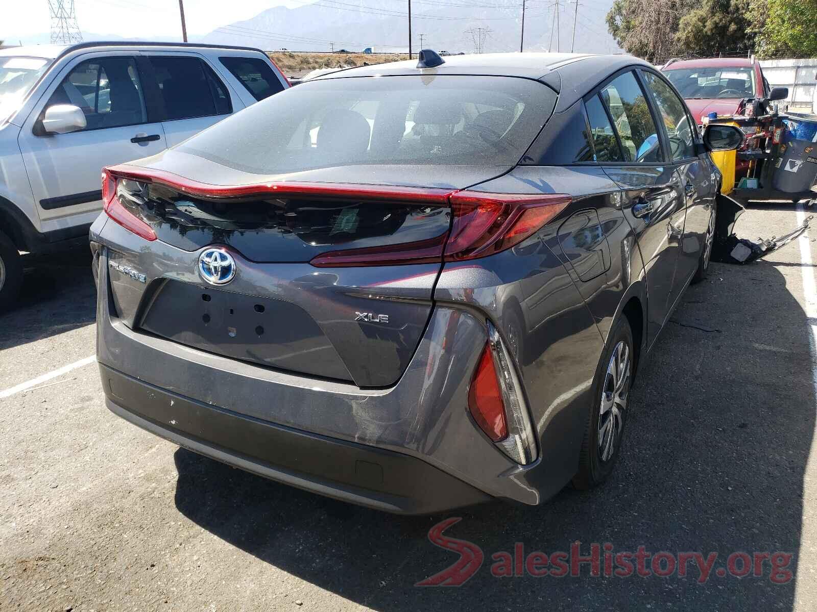 JTDKAMFP1M3192566 2021 TOYOTA PRIUS