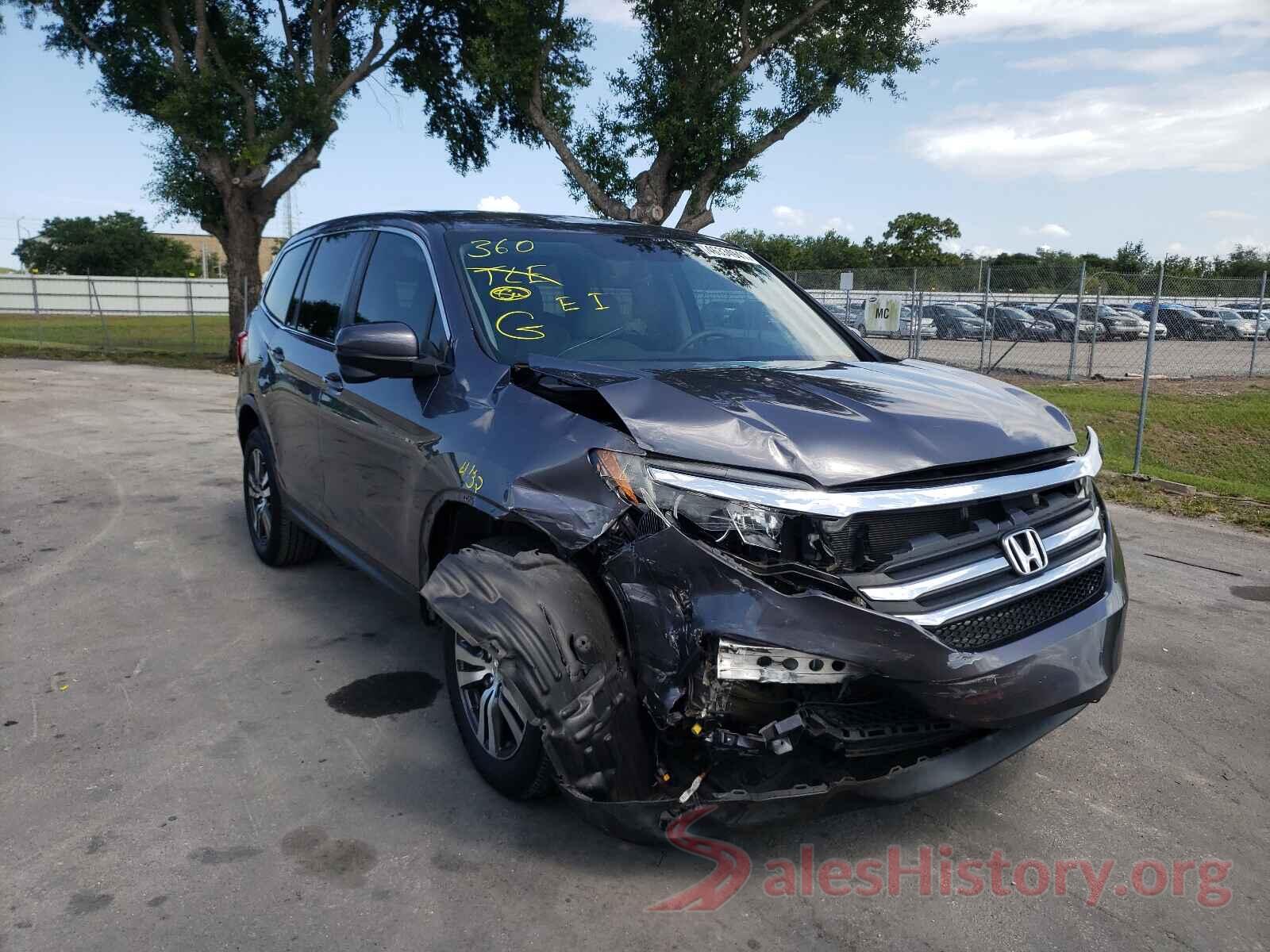 5FNYF5H34GB018039 2016 HONDA PILOT