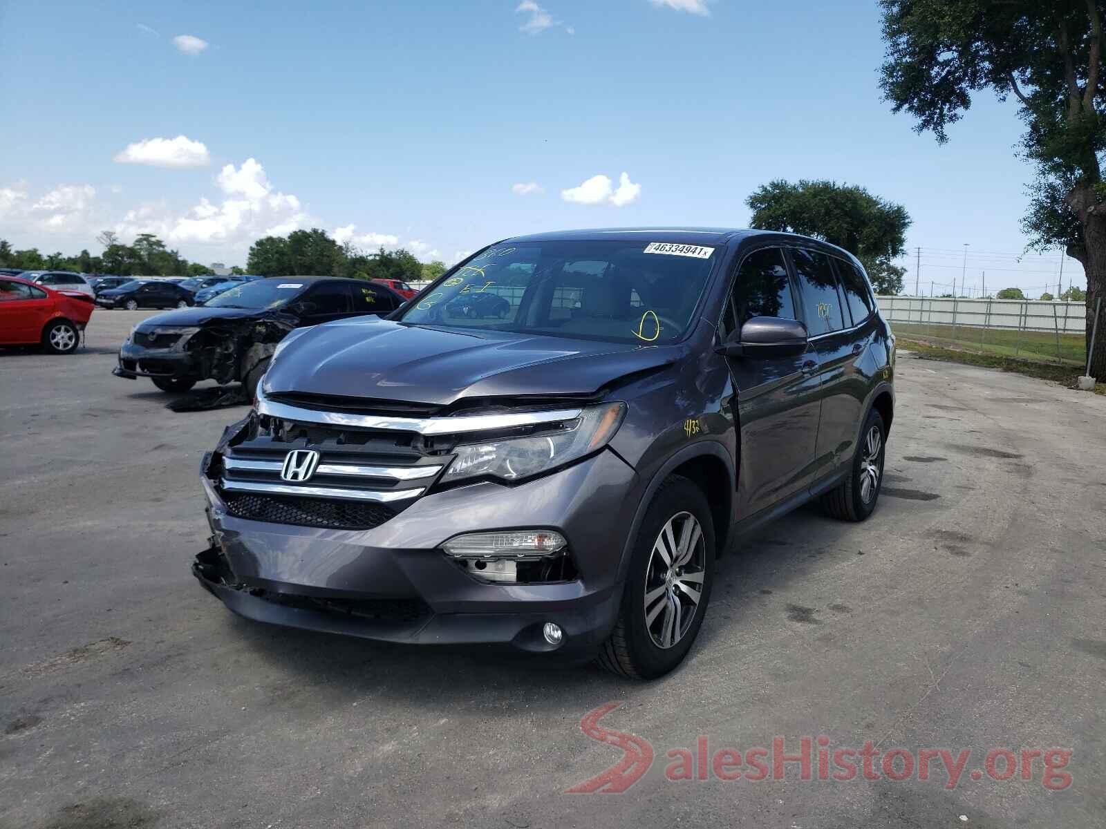 5FNYF5H34GB018039 2016 HONDA PILOT