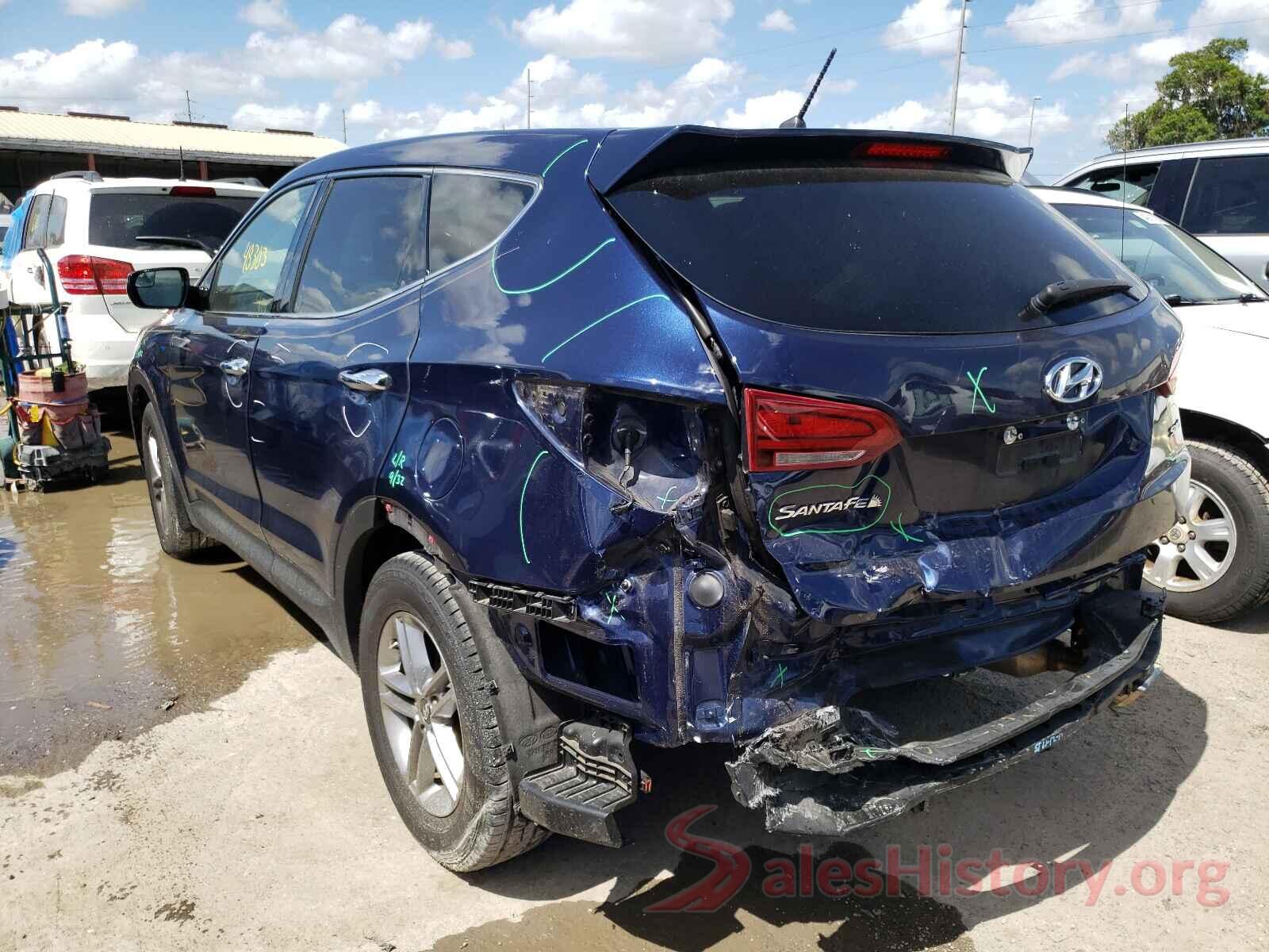 5XYZT3LB7JG511374 2018 HYUNDAI SANTA FE