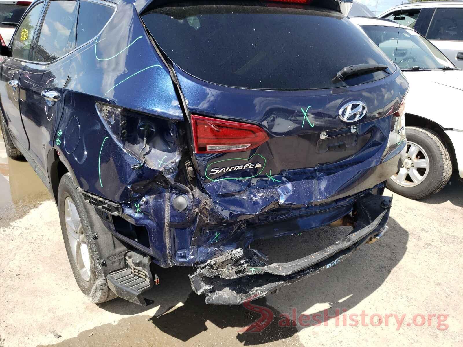 5XYZT3LB7JG511374 2018 HYUNDAI SANTA FE