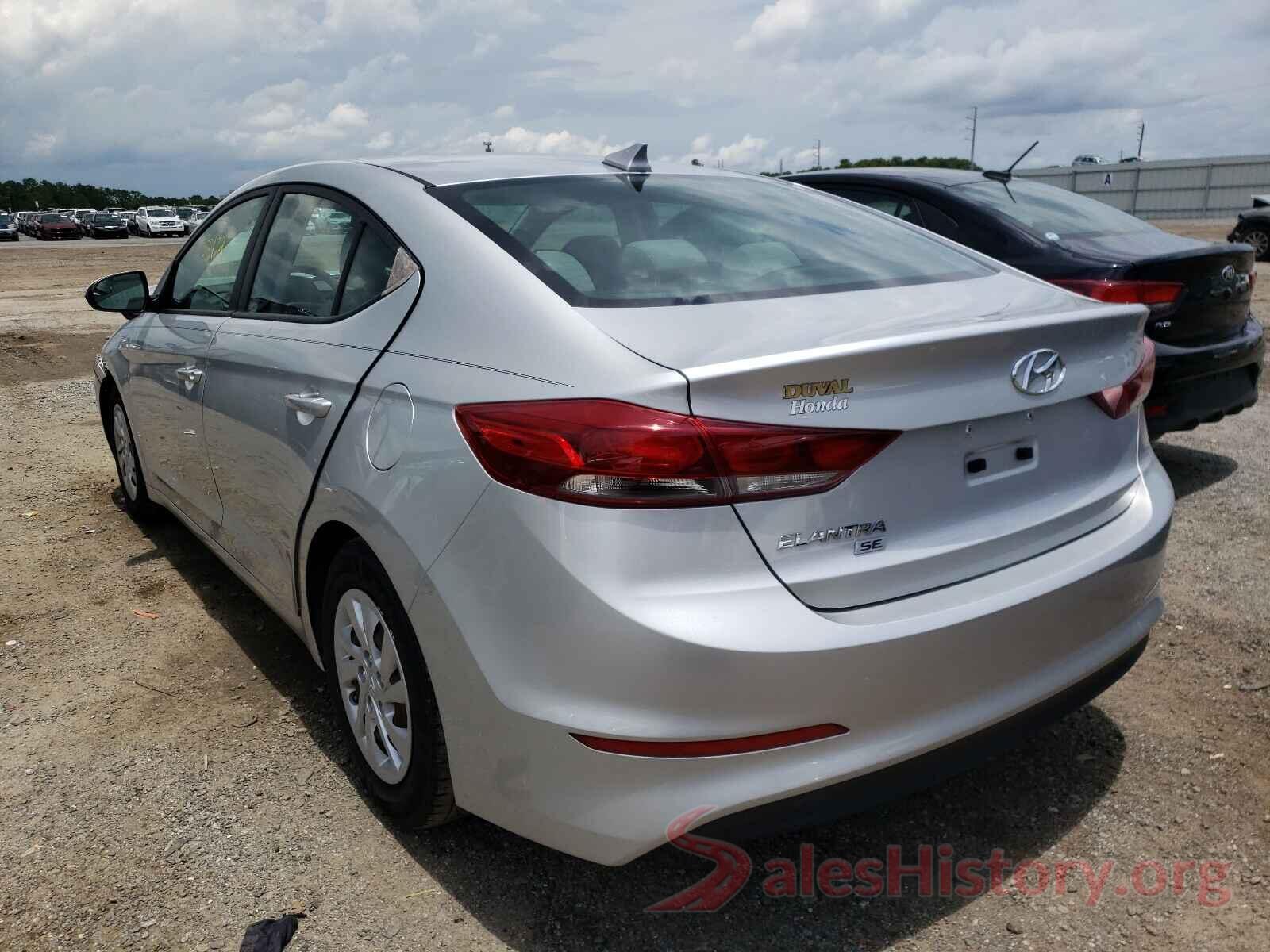 5NPD74LF8HH144401 2017 HYUNDAI ELANTRA