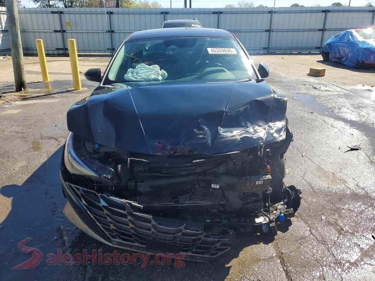 2022 HYUNDAI ELANTRA VIN KMHLP4AGXNU356835, rear view