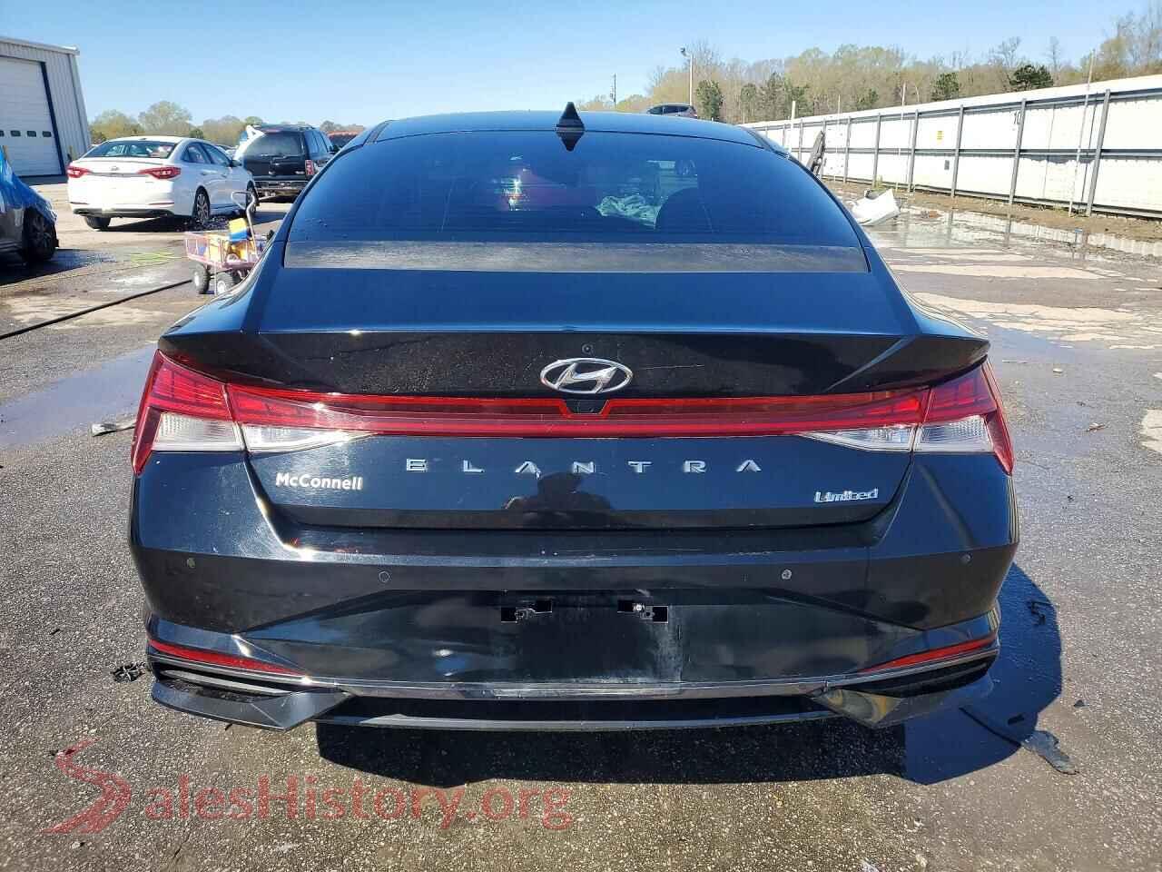2022 HYUNDAI ELANTRA VIN KMHLP4AGXNU356835, left side view