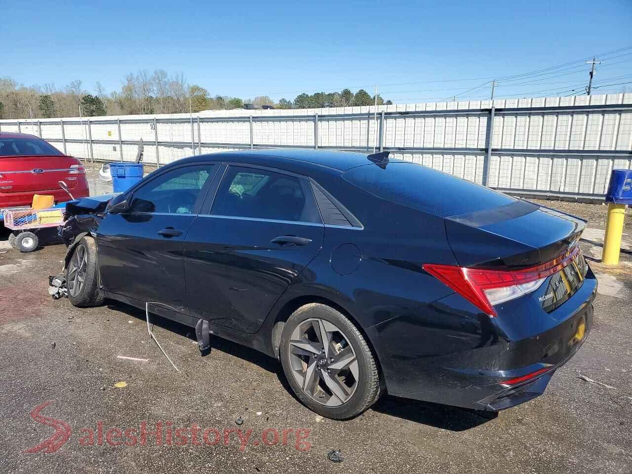 2022 HYUNDAI ELANTRA VIN KMHLP4AGXNU356835, front view