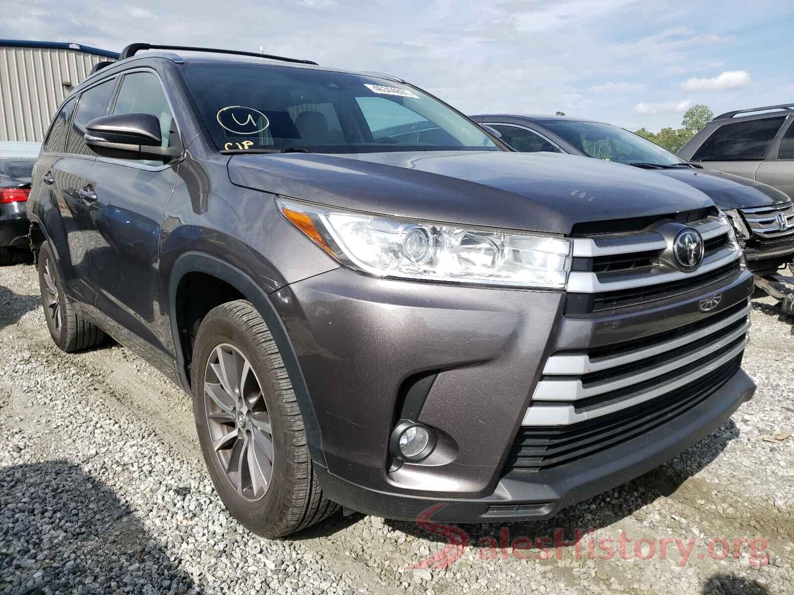 5TDKZRFH6HS509325 2017 TOYOTA HIGHLANDER