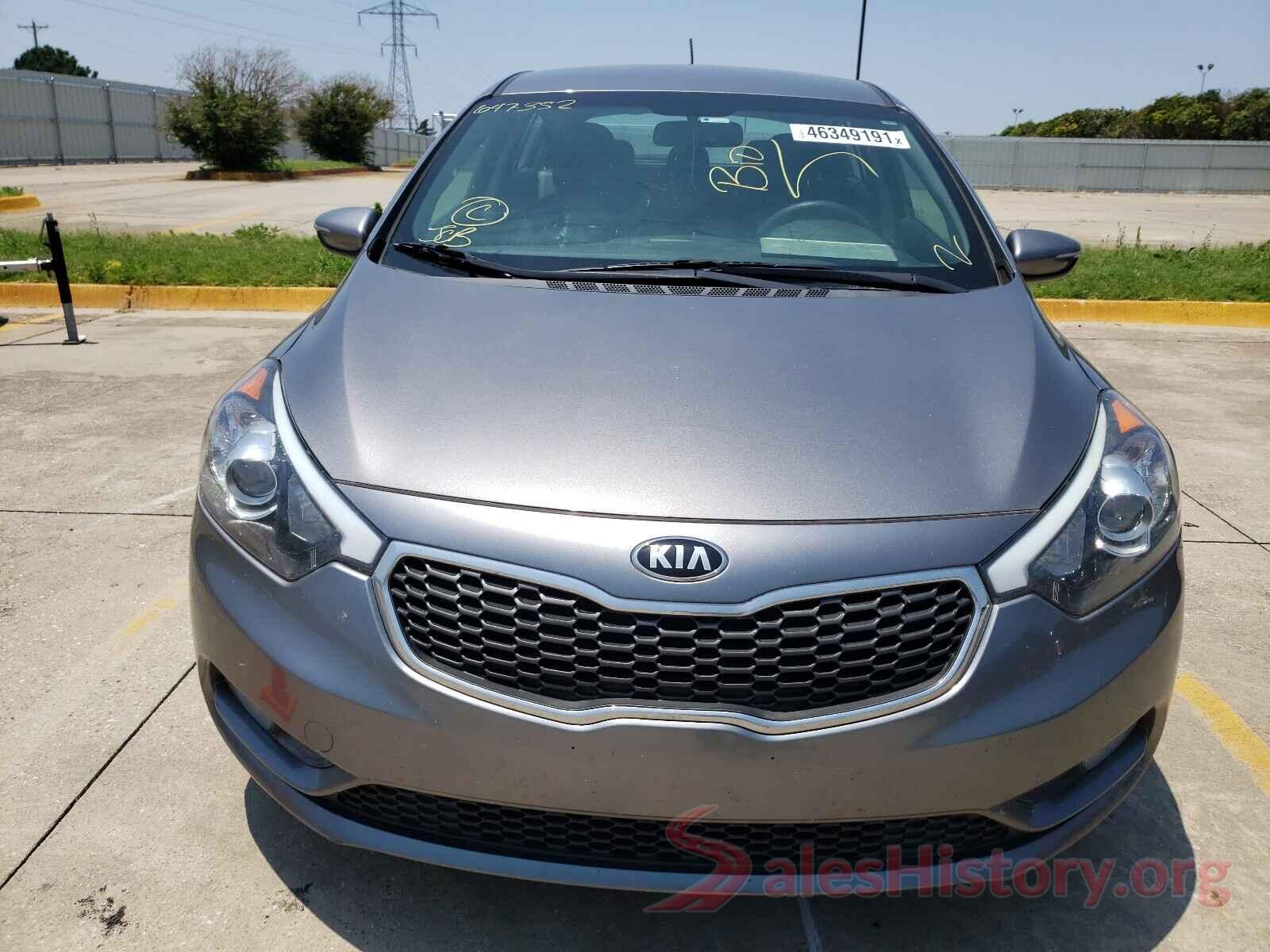 KNAFK5A89G5647352 2016 KIA FORTE