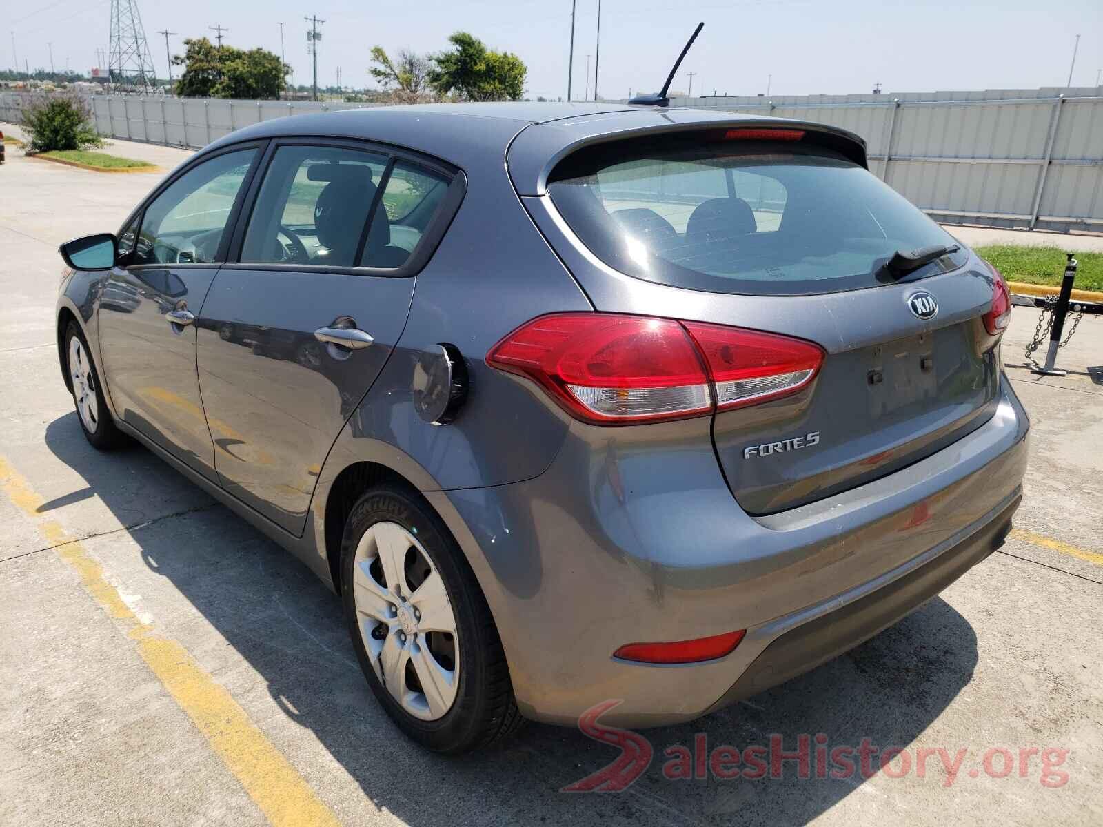 KNAFK5A89G5647352 2016 KIA FORTE