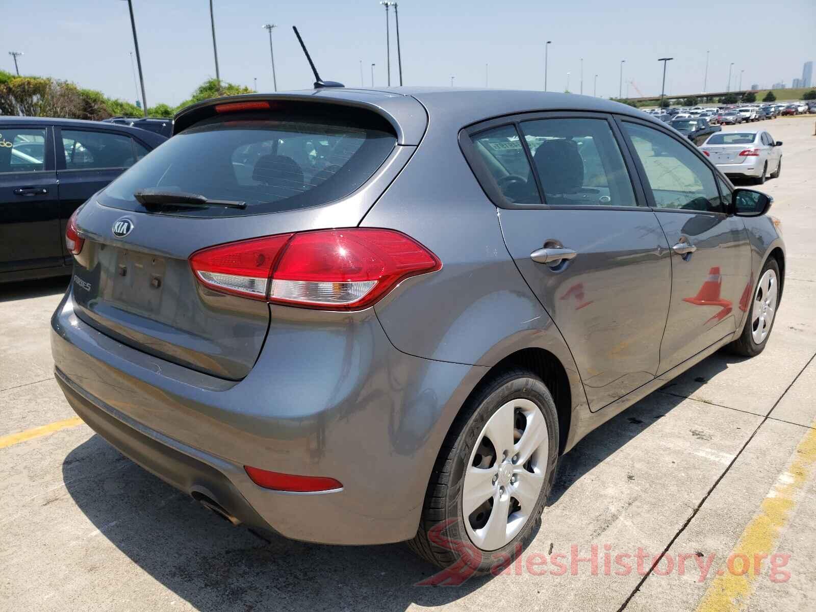 KNAFK5A89G5647352 2016 KIA FORTE