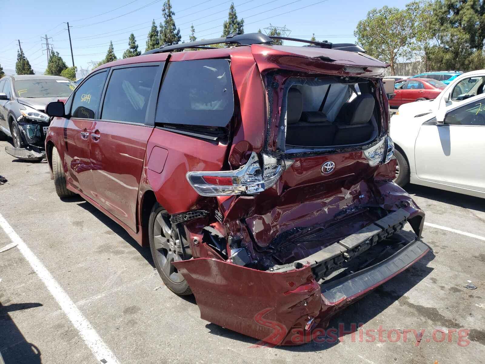 5TDXK3DC8GS751997 2016 TOYOTA SIENNA