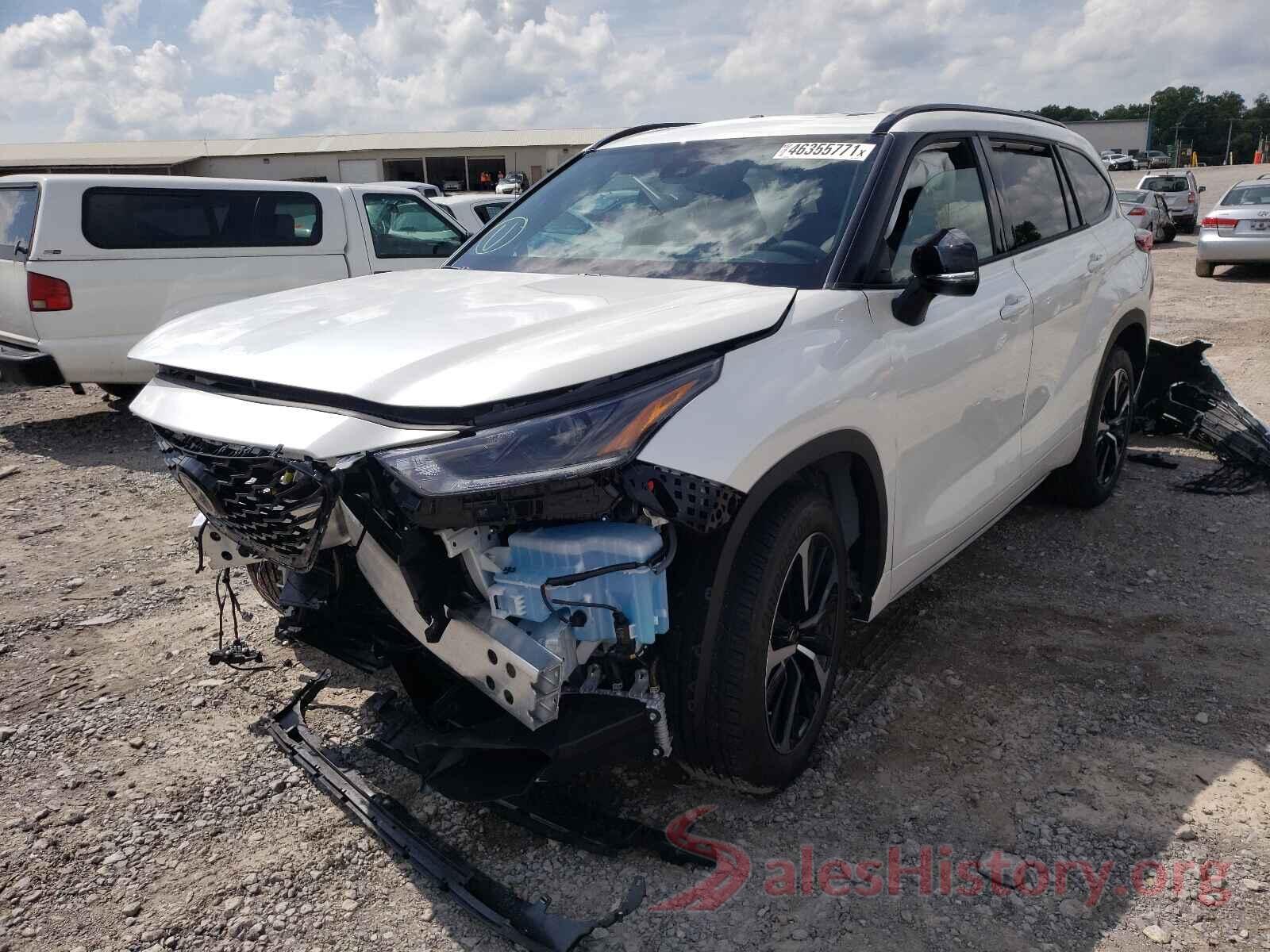 5TDLZRBH9MS058735 2021 TOYOTA HIGHLANDER