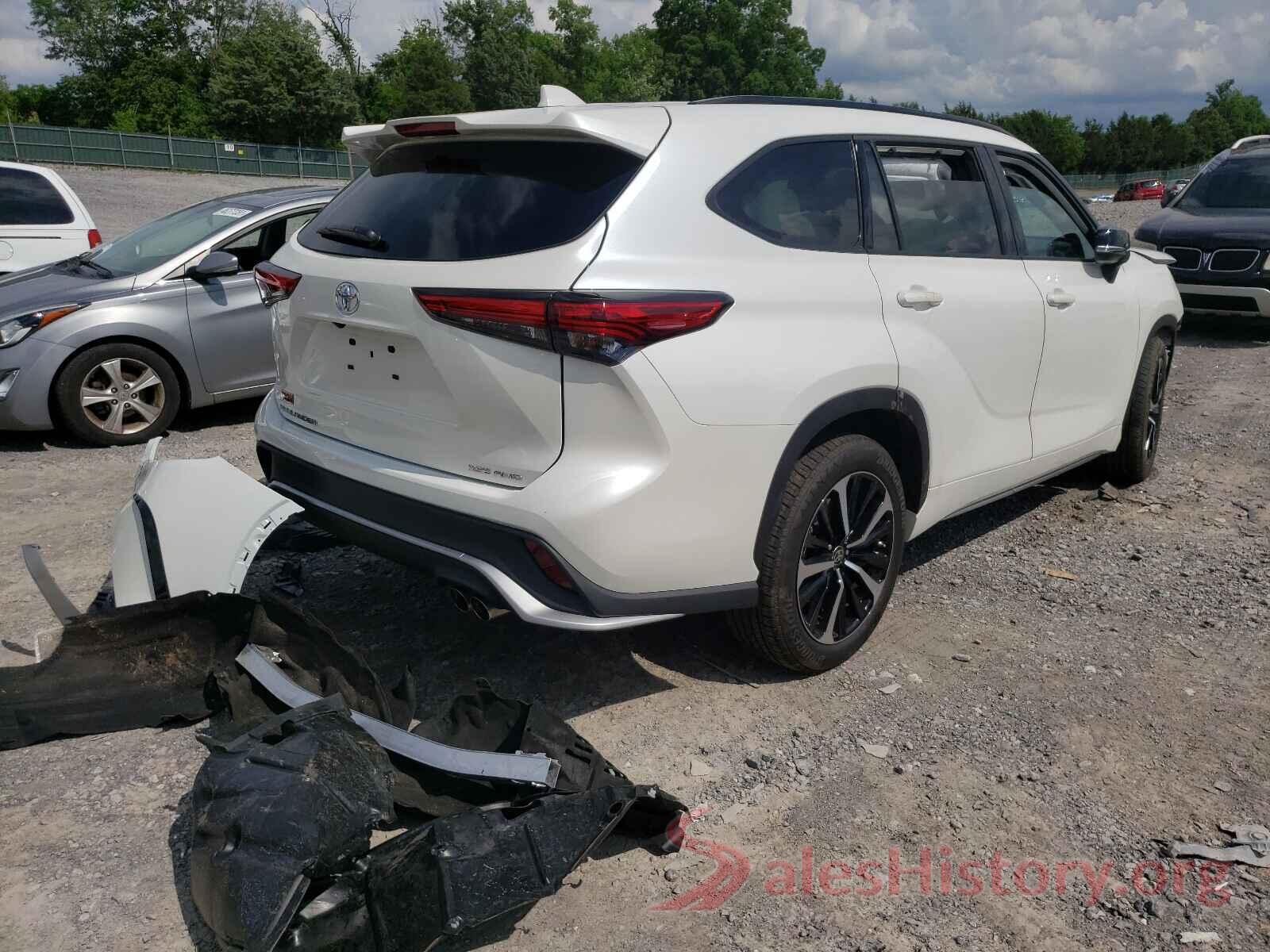 5TDLZRBH9MS058735 2021 TOYOTA HIGHLANDER