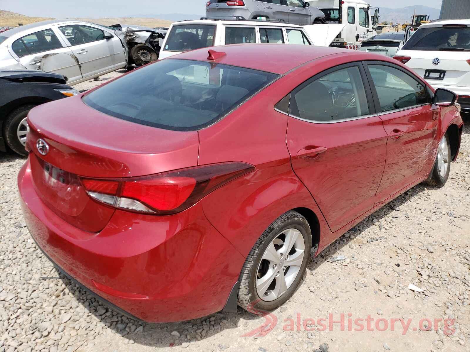 KMHDH4AE2GU558040 2016 HYUNDAI ELANTRA