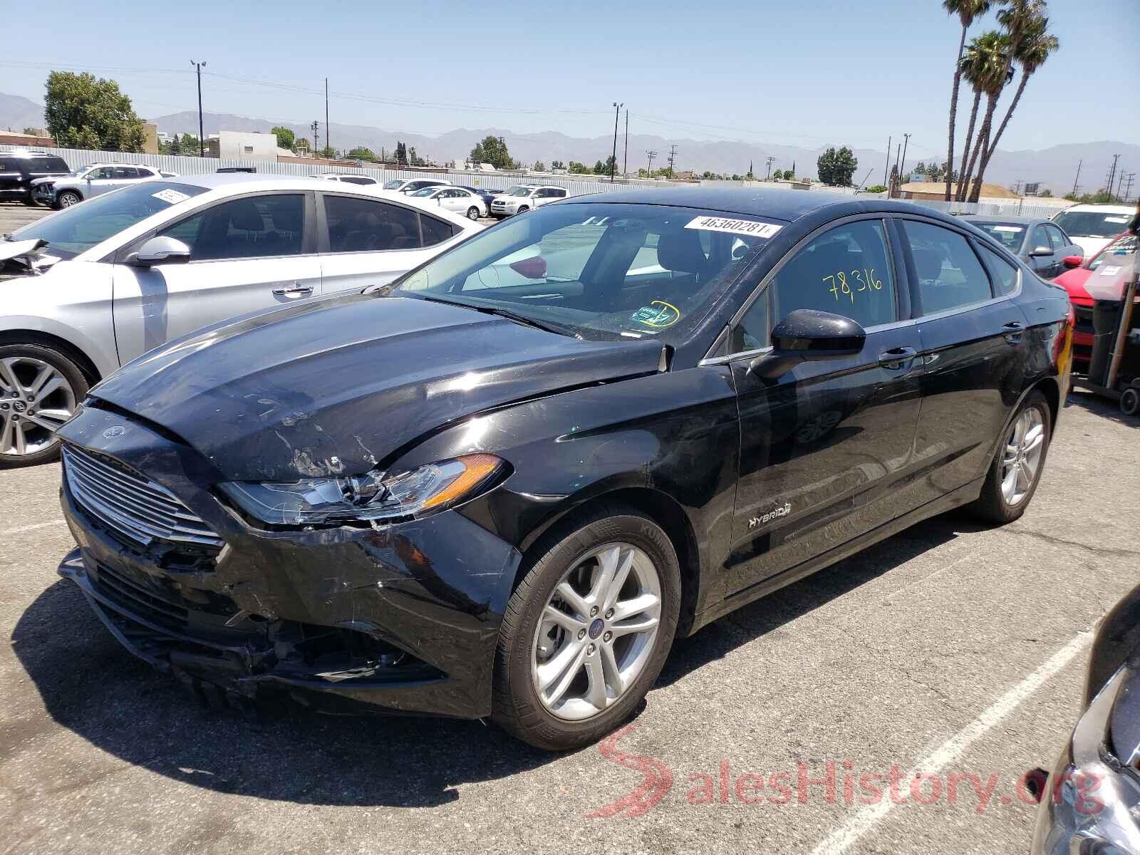 3FA6P0LU4JR167456 2018 FORD FUSION