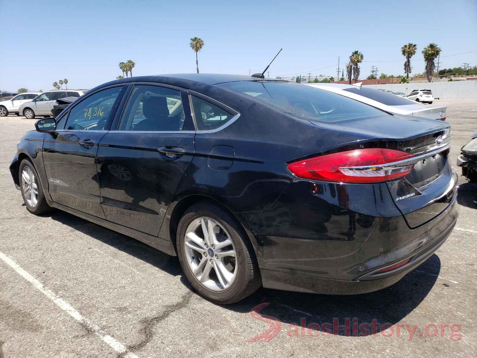 3FA6P0LU4JR167456 2018 FORD FUSION