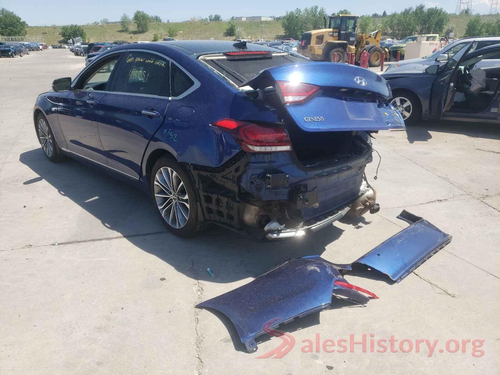 KMHGN4JE4GU132694 2016 HYUNDAI GENESIS