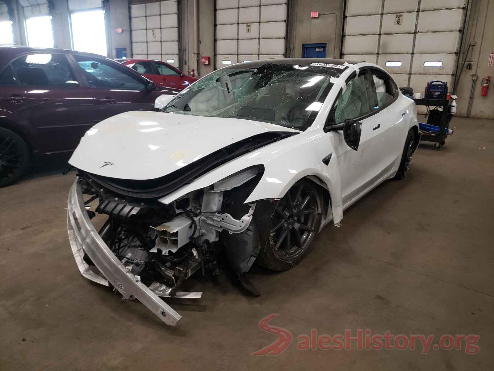 5YJ3E1EA1MF920488 2021 TESLA MODEL 3