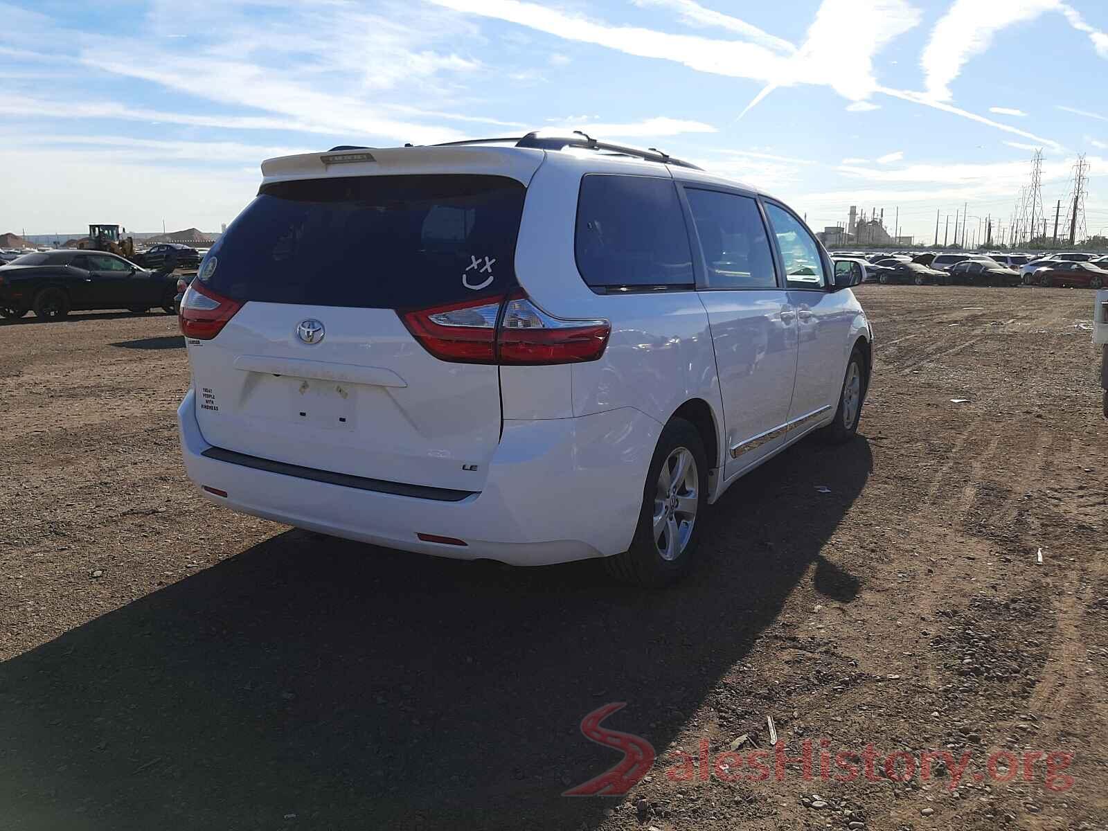 5TDKZ3DC5HS816408 2017 TOYOTA SIENNA