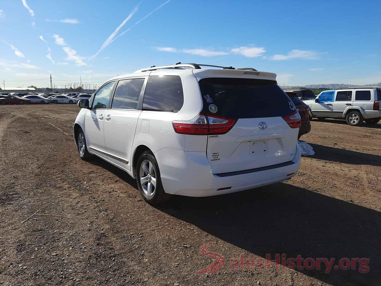 5TDKZ3DC5HS816408 2017 TOYOTA SIENNA