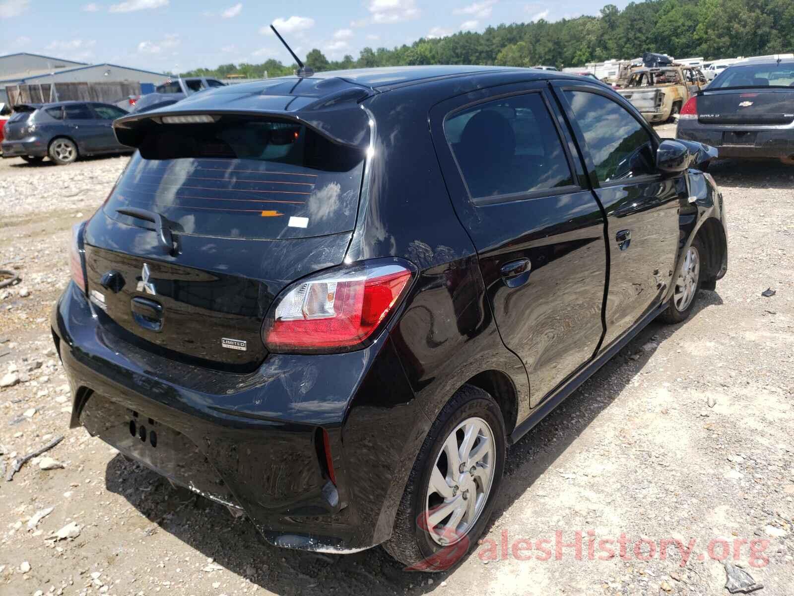 ML32AUHJXMH000902 2021 MITSUBISHI MIRAGE