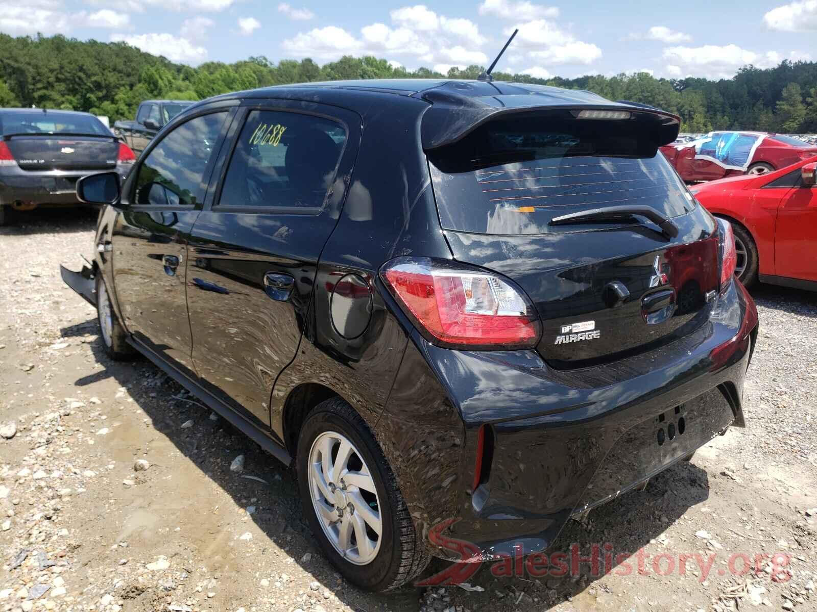 ML32AUHJXMH000902 2021 MITSUBISHI MIRAGE