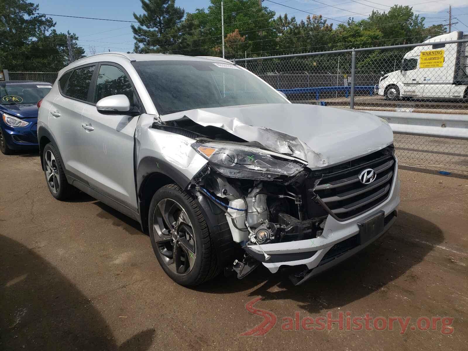 KM8J3CA27GU222983 2016 HYUNDAI TUCSON