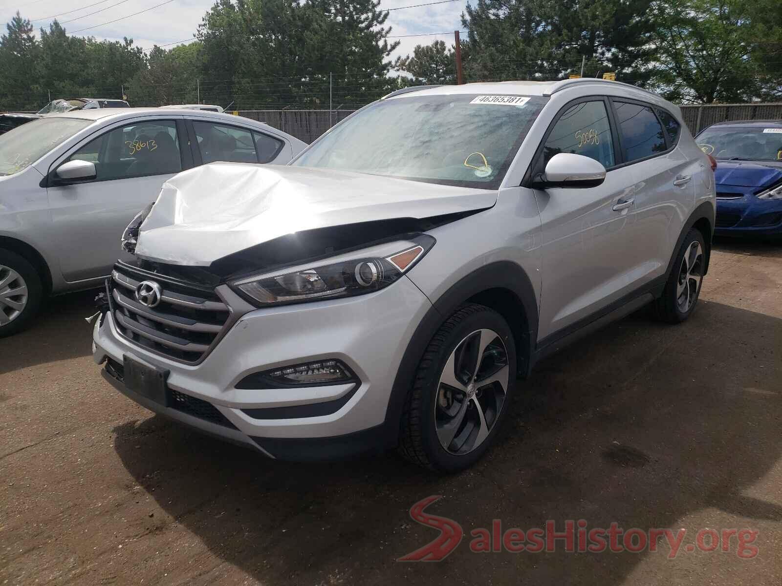 KM8J3CA27GU222983 2016 HYUNDAI TUCSON