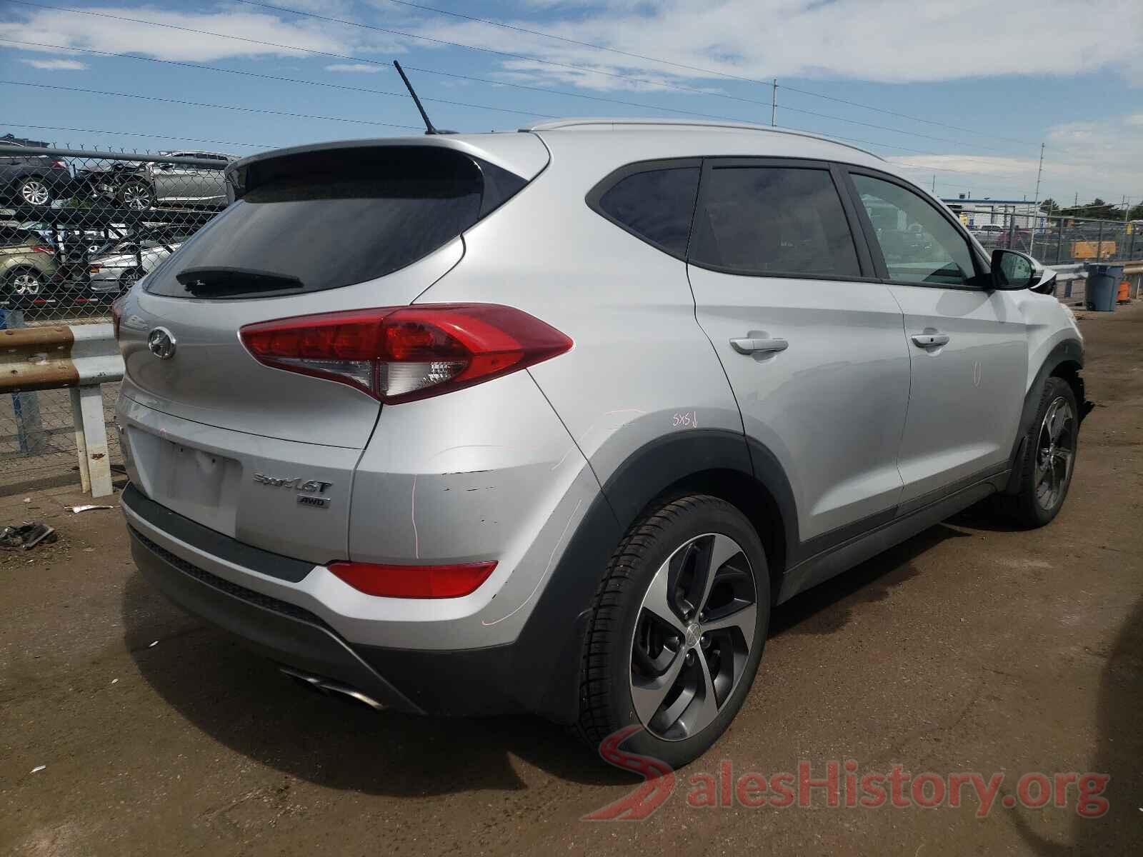 KM8J3CA27GU222983 2016 HYUNDAI TUCSON