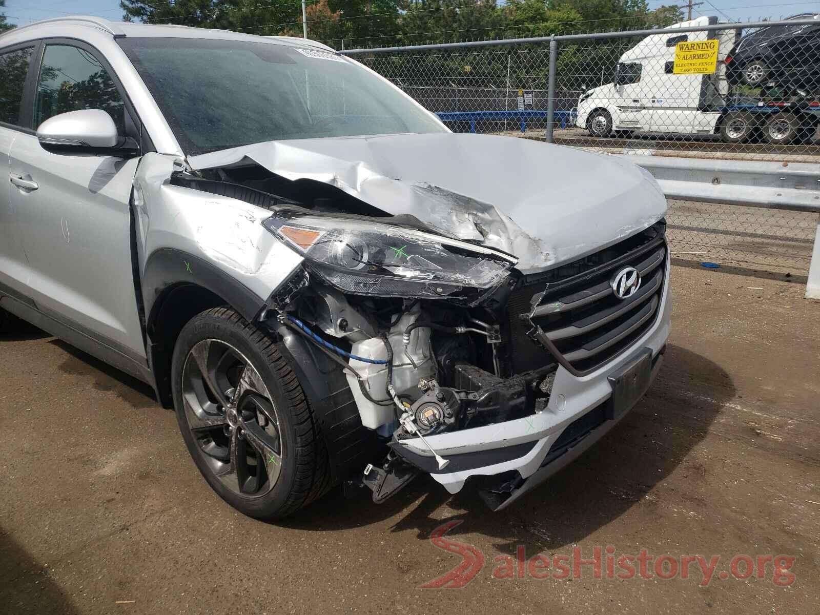 KM8J3CA27GU222983 2016 HYUNDAI TUCSON