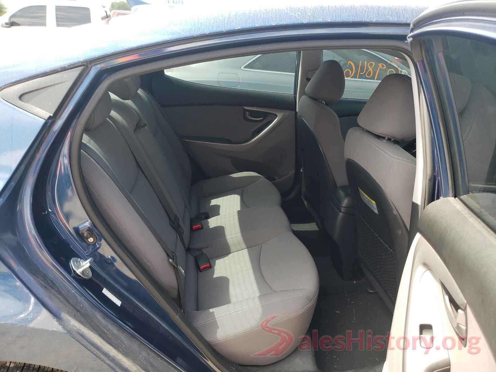 KMHDH4AEXGU618467 2016 HYUNDAI ELANTRA