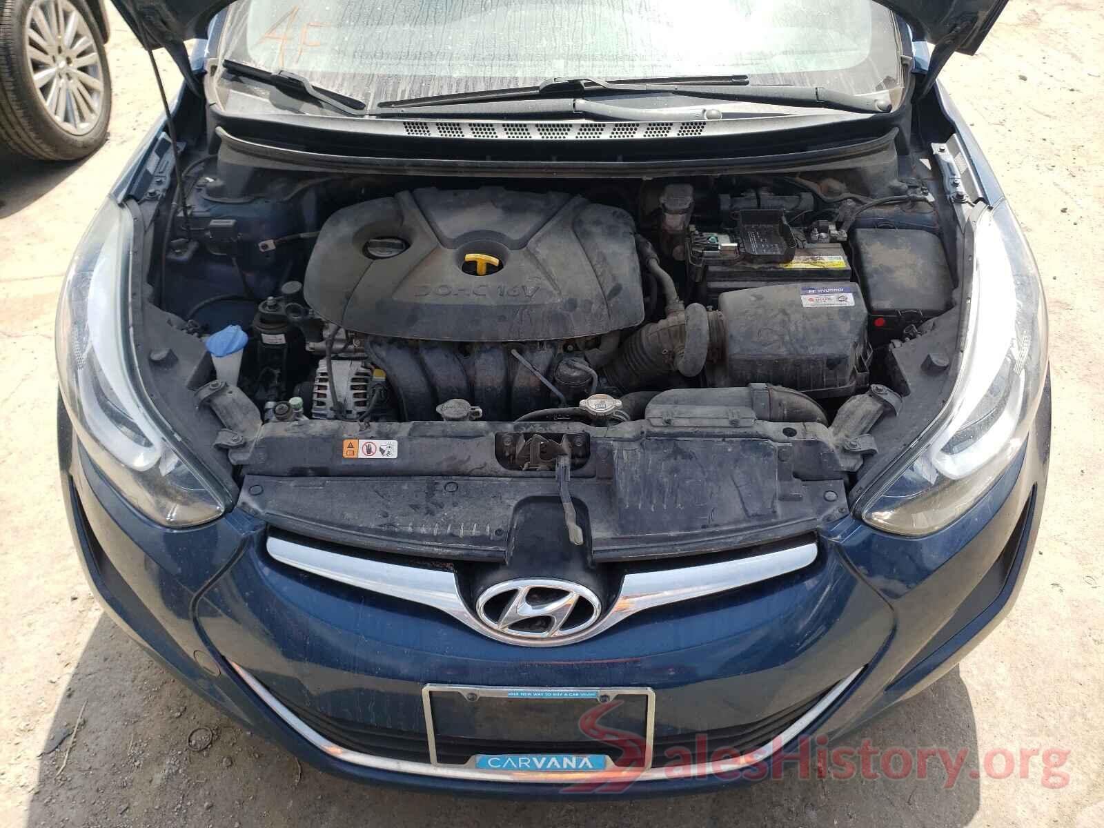 KMHDH4AEXGU618467 2016 HYUNDAI ELANTRA