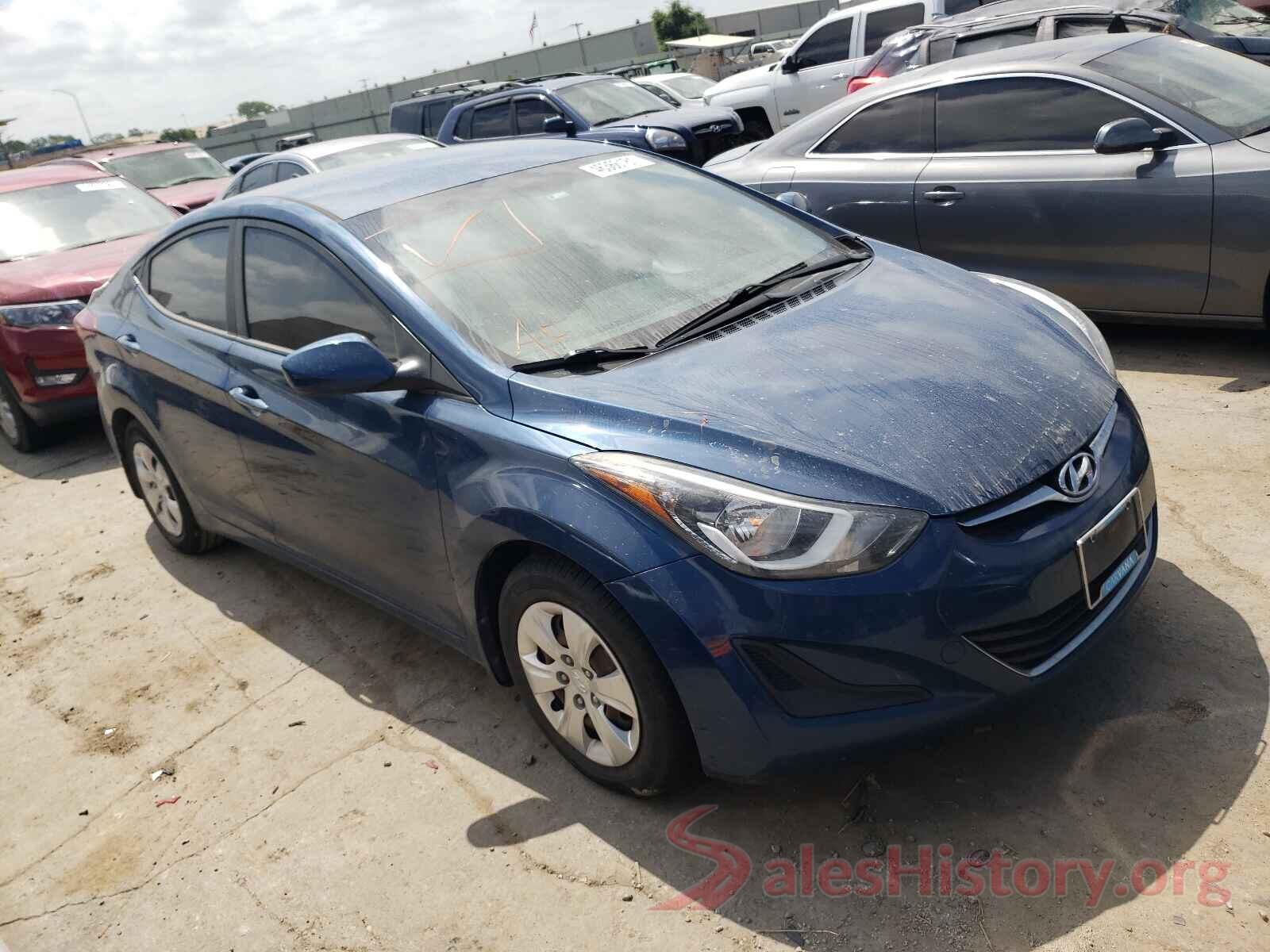 KMHDH4AEXGU618467 2016 HYUNDAI ELANTRA