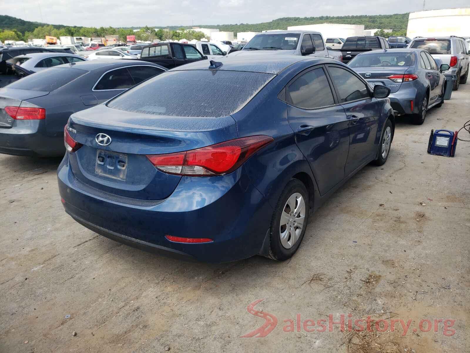 KMHDH4AEXGU618467 2016 HYUNDAI ELANTRA