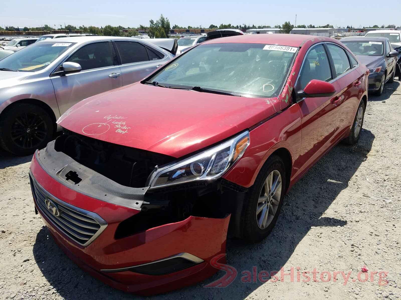 5NPE24AFXHH465815 2017 HYUNDAI SONATA