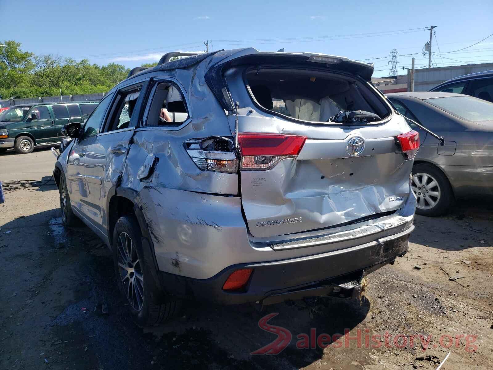 5TDJZRFH5JS851639 2018 TOYOTA HIGHLANDER