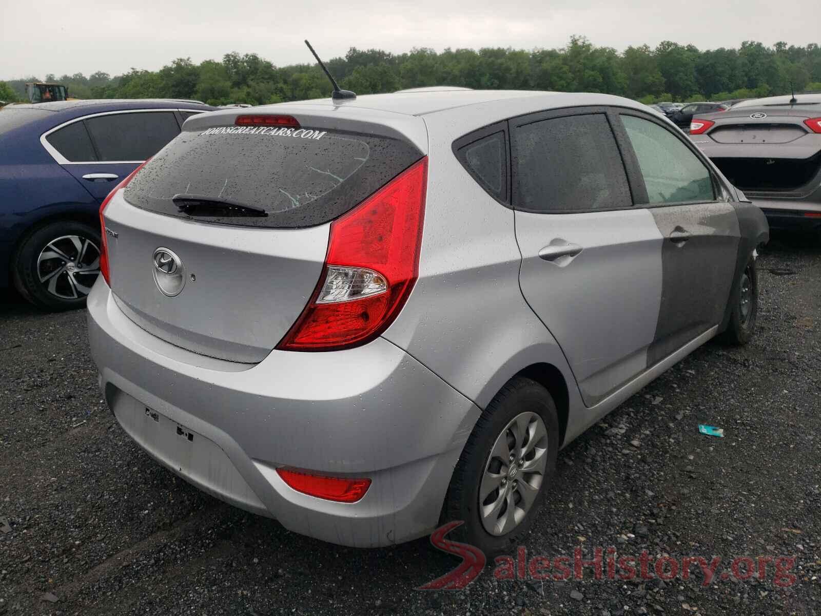 KMHCT5AE7HU301411 2017 HYUNDAI ACCENT