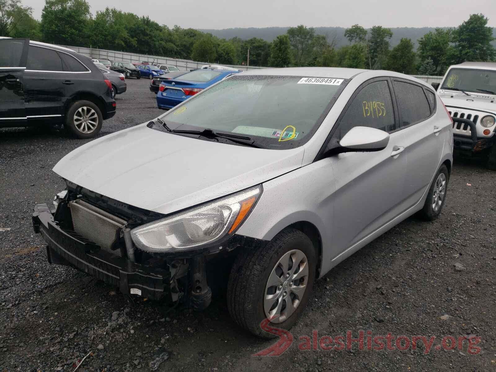 KMHCT5AE7HU301411 2017 HYUNDAI ACCENT