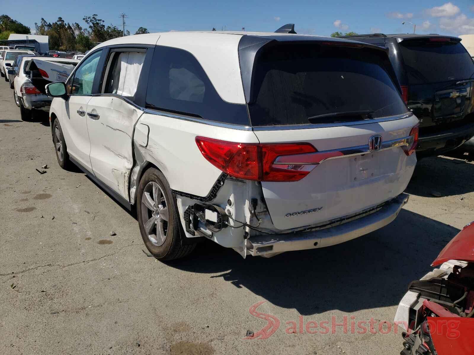 5FNRL6H72KB113312 2019 HONDA ODYSSEY