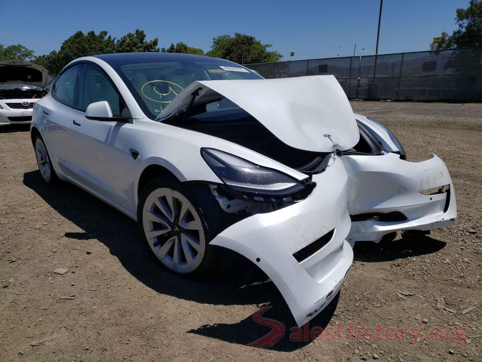 5YJ3E1EA4MF927788 2021 TESLA MODEL 3