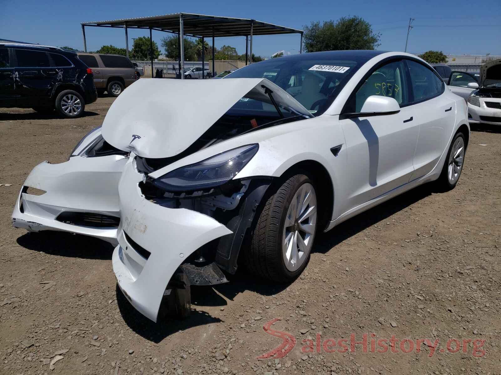 5YJ3E1EA4MF927788 2021 TESLA MODEL 3