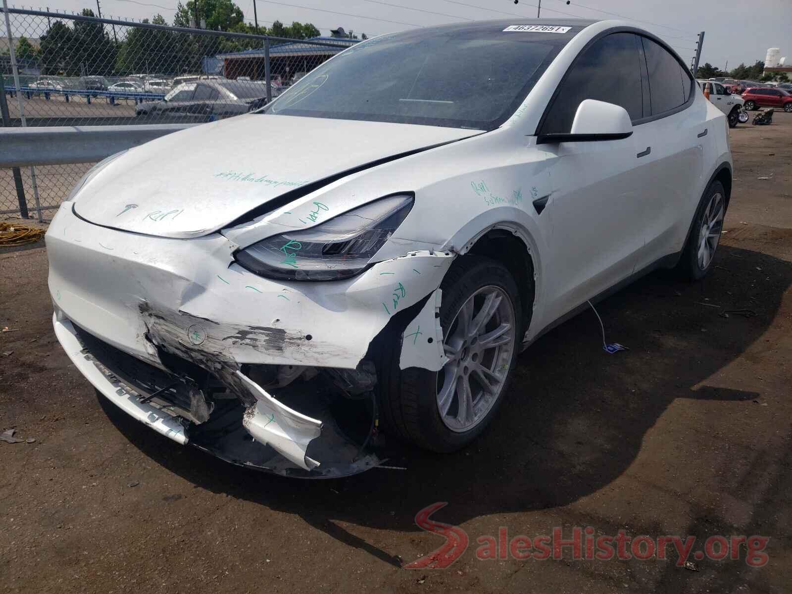 5YJYGDEE4LF015147 2020 TESLA MODEL Y