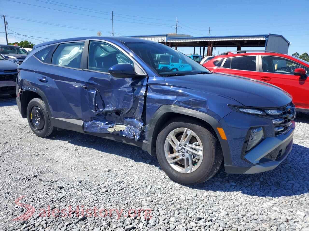 2026 HYUNDAI TUCSON VIN 5NMJA3DEXTH651715, rear 3/4 view