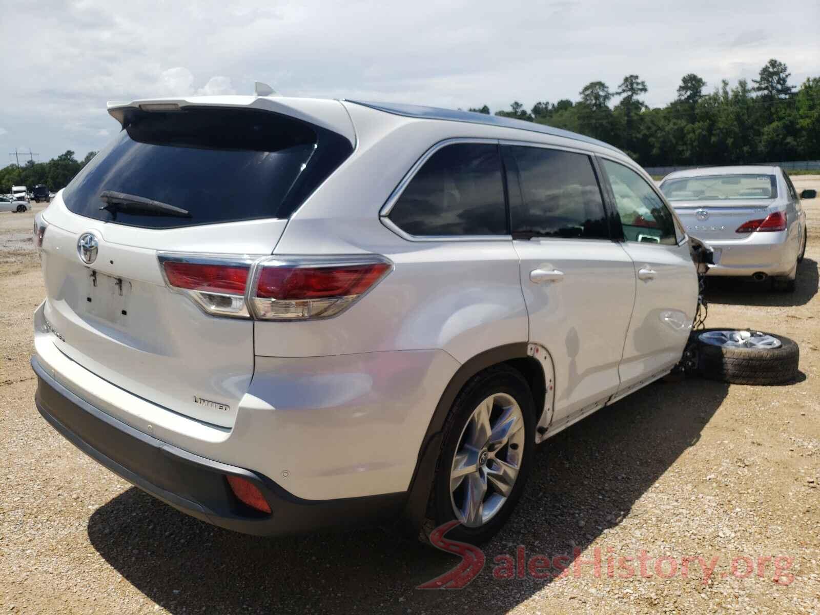 5TDYKRFH6GS140897 2016 TOYOTA HIGHLANDER