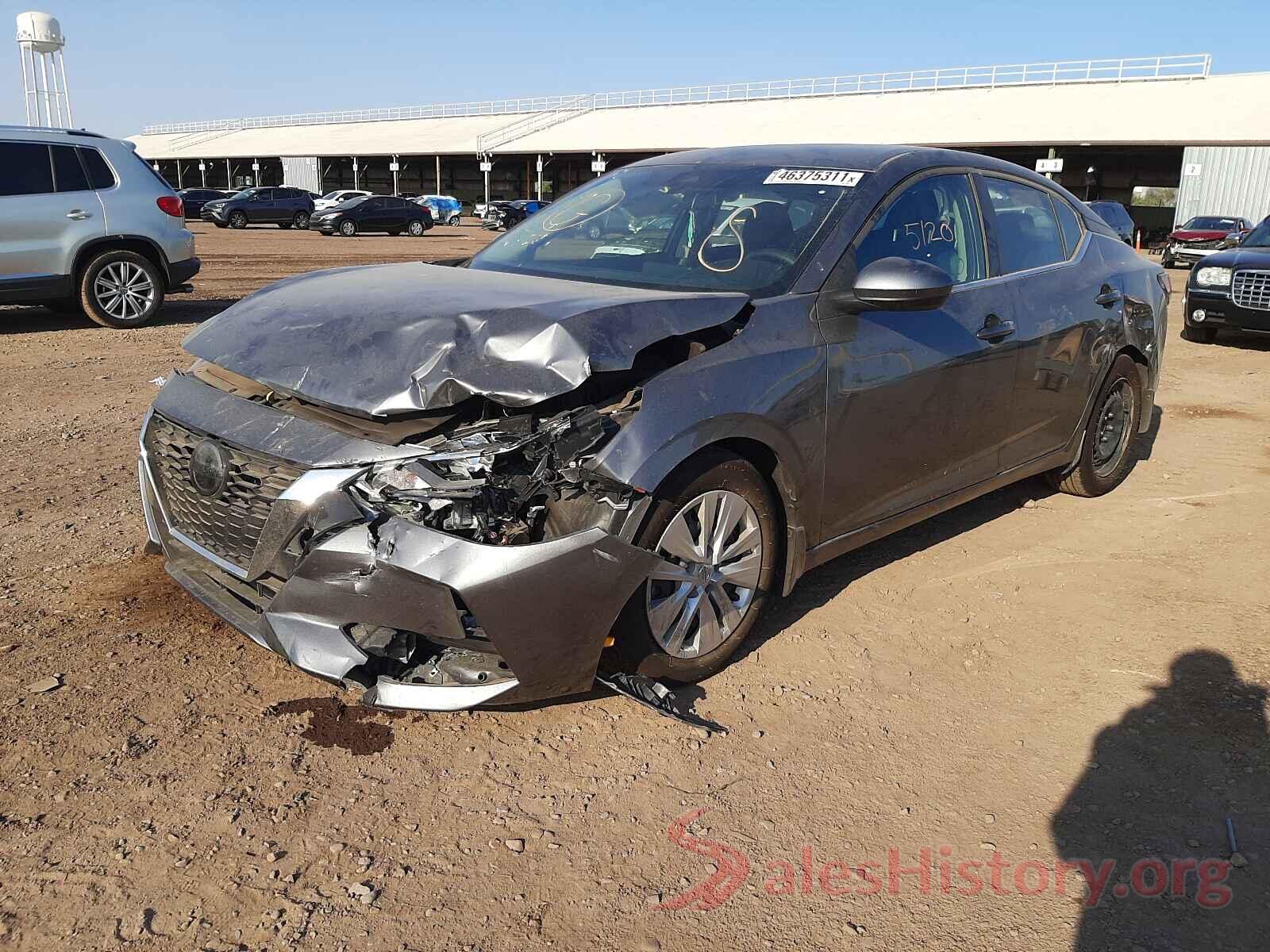 3N1AB8BV8LY260780 2020 NISSAN SENTRA